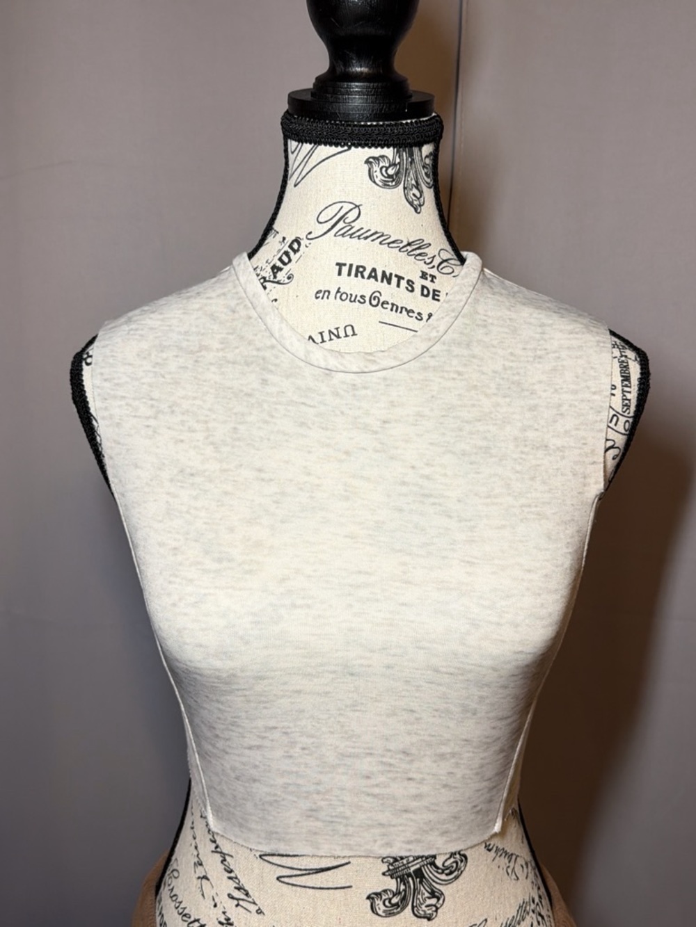 Zara Cream Sleeveless Mock Neck Crop Top